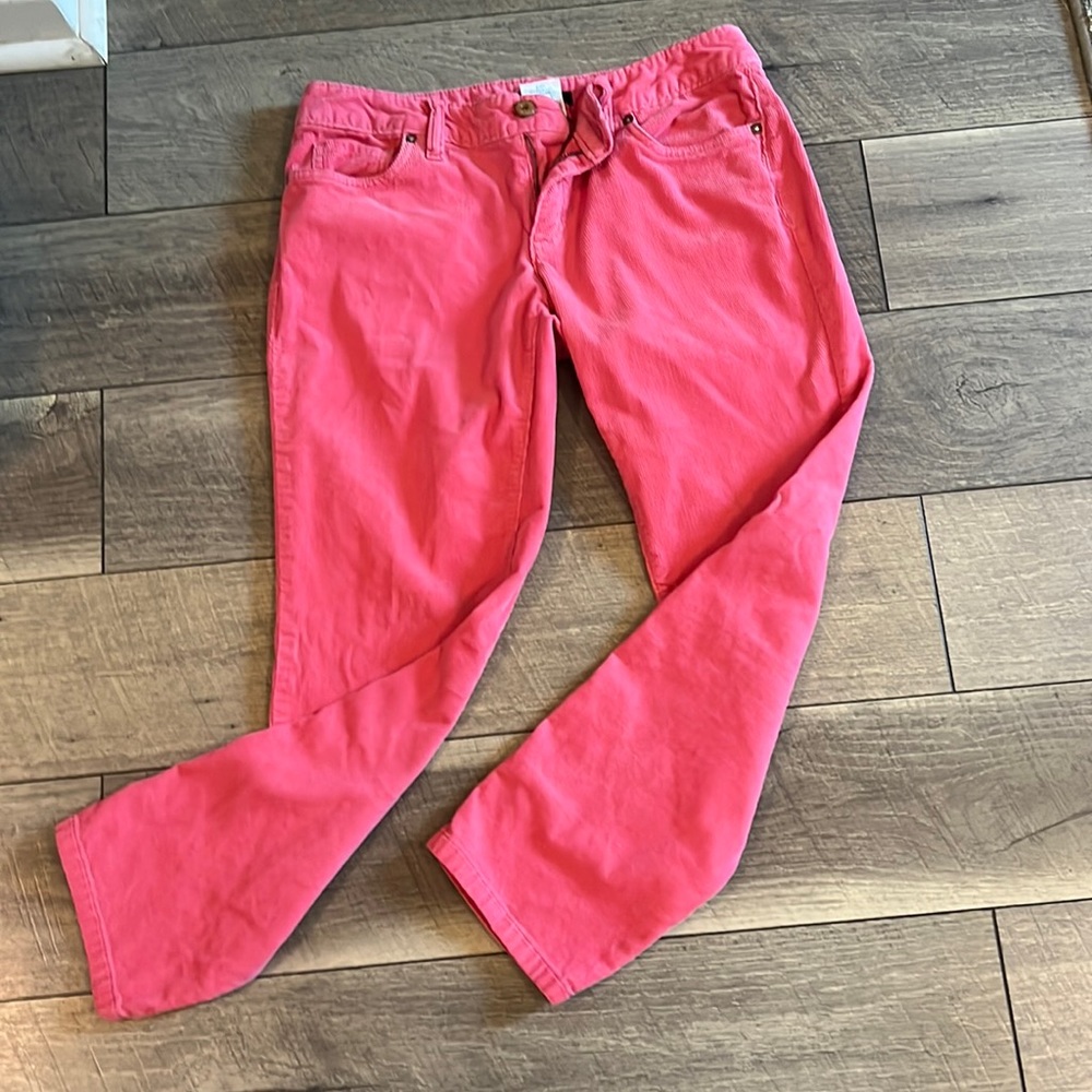 Lands End salmon corduroys